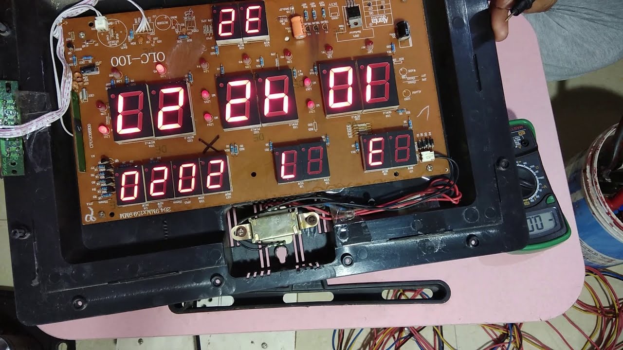 Ajanta digital watch #blinking #voltageTest Part 3 #ajantaclock #अजंताघड़ी #rkdelex #DigitalWallClock