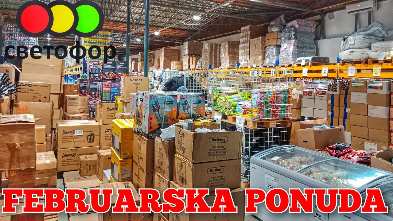 Svetofor Market Najpovoljnije Cene - Bogata Ponuda u Februaru, Novi Proizvodi, Akcije i Popusti 