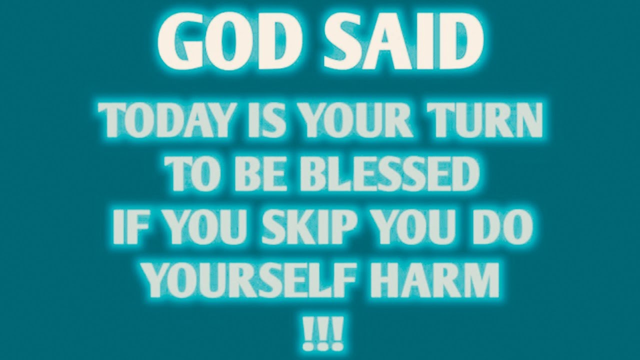 TODAY IS YOUR TURN TO BE BLESSED - GOD | Say This Powerful Miracle Prayer To Receive Blessings NOW