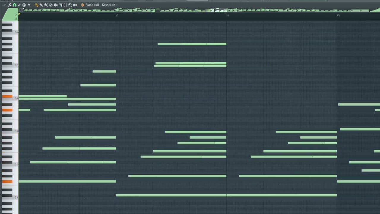 Calm water surface and the moon reflected　[Piano Solo]