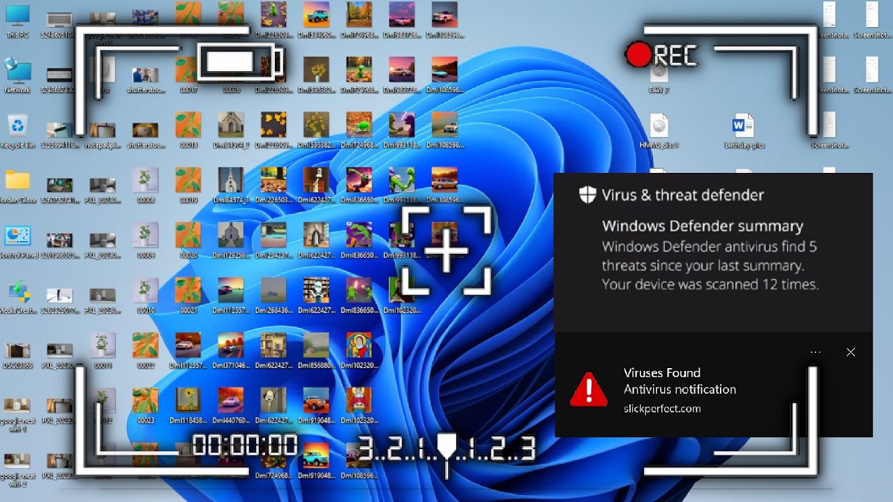 What Their Computer Looked Like Right As They Got Hacked