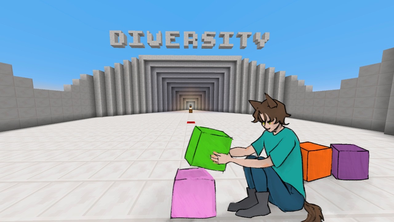 Trying an Old Minecraft Map - Diversity