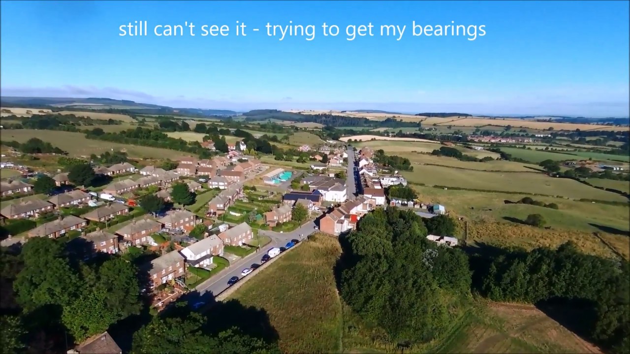 My Parrot Bebop 1 flight at Lingdale, East Cleveland, UK.