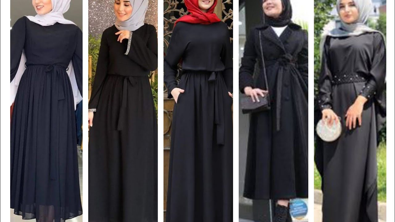 Black Dress/Black Gowns/Modest Wears/Designers Wears /#muslim #abayacollectionsp