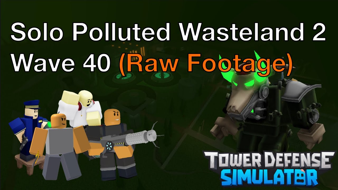 (Raw Footage) Solo Polluted Wasteland 2 Wave 40 with Reworked Accelerator