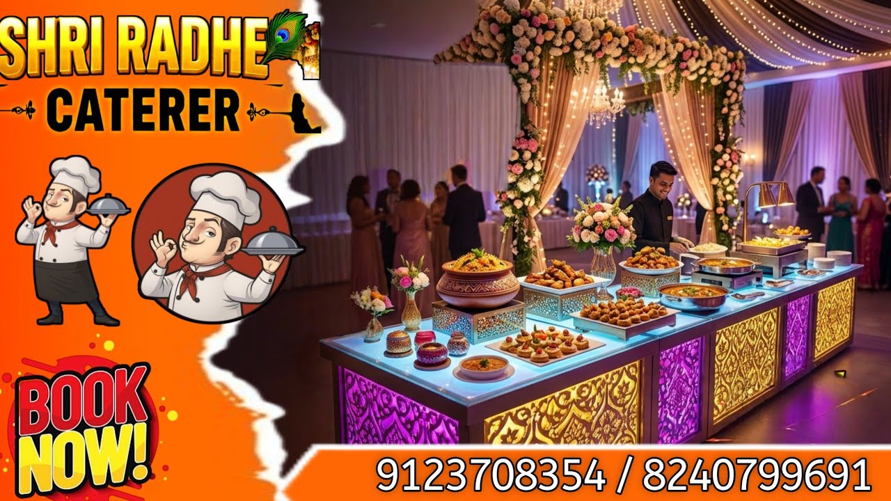 Shri Radhe CATERER.        We love to focus on.