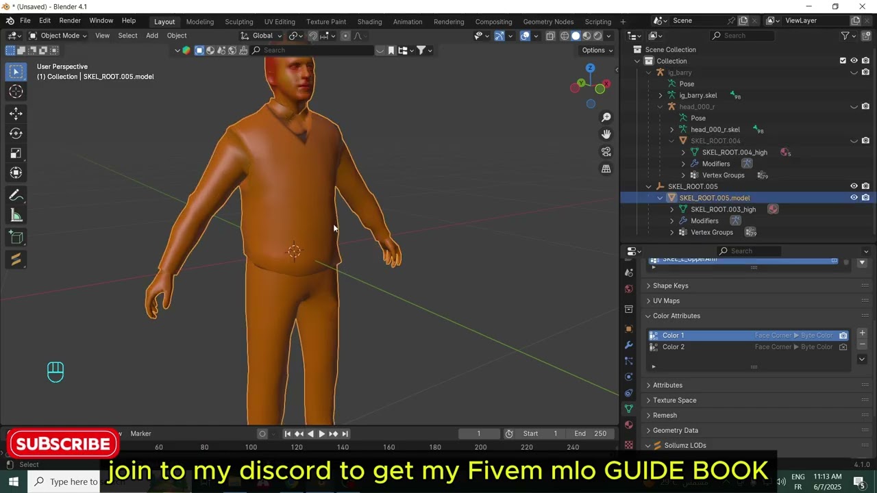 How To Make A GTA Ped In Blender (No 3ds Max Needed) For Beginners #gta #fivem