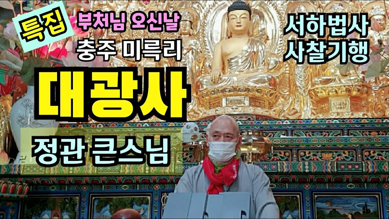 [충청도편 1] 충주-대광사(미륵리) 정관큰스님/ 4월초파일 부처님오신날 특집/서하법사(김영기)의 사찰기행
