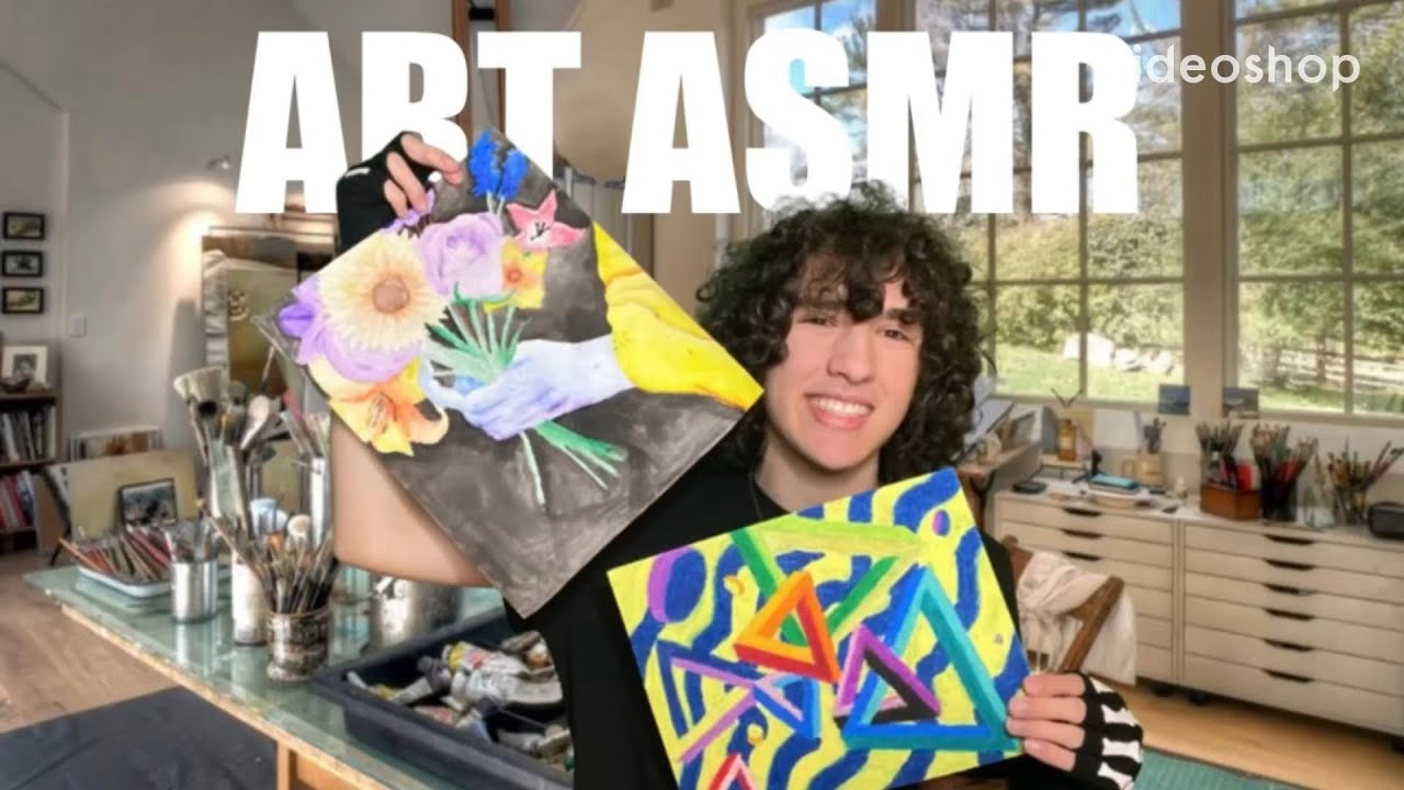 ASMR Showing Off My Art Work