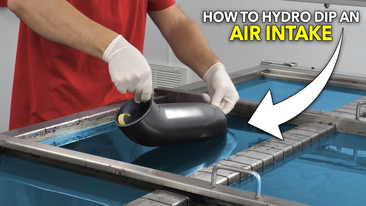 How to Hydro Dip an Air Intake