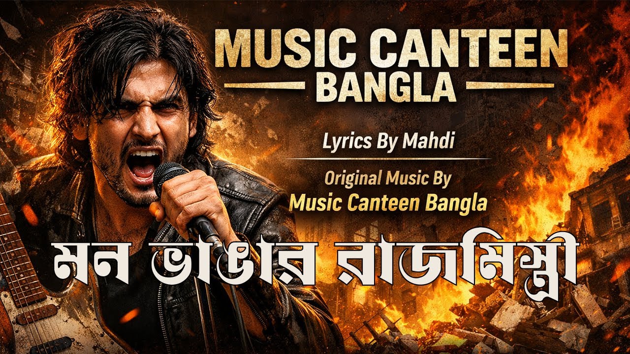 মন ভাঙার রাজমিস্ত্রী | Bengali Alternative Rock Song | Emotional Grunge Rock | Music Canteen Bangla