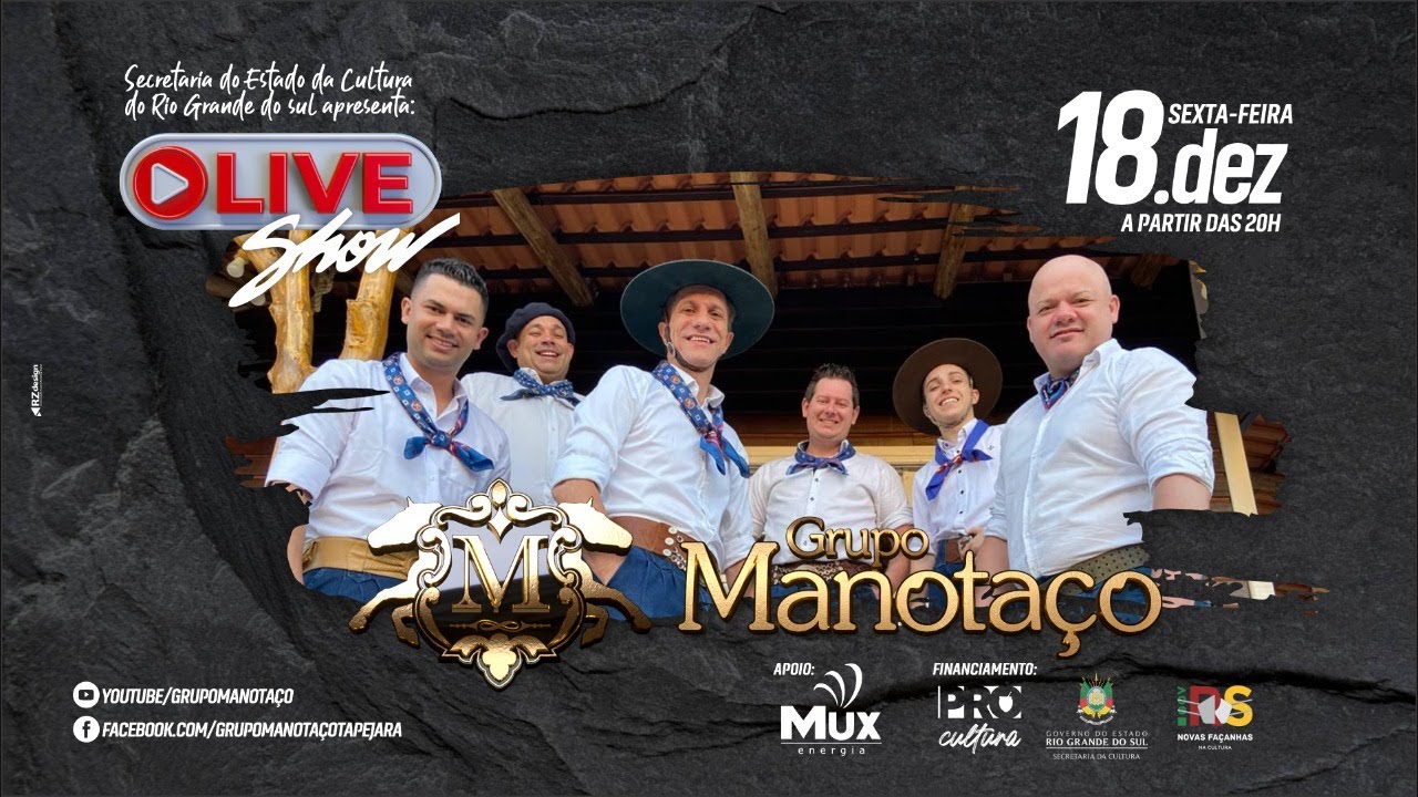 Live Show  I Grupo Manotaço  I  Que ronquem as cordeonas