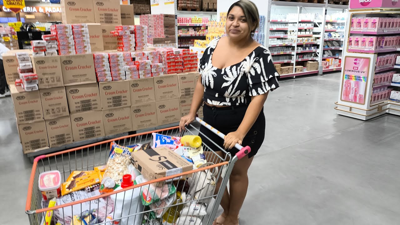 ASSAÍ ATACADISTA, COMPRAS DO MÊS DE OUTUBRO DE 2025 , GLÓRIA A DEUS 🙏 COMPREI MUITA COISA FAMÍLIA 🙏