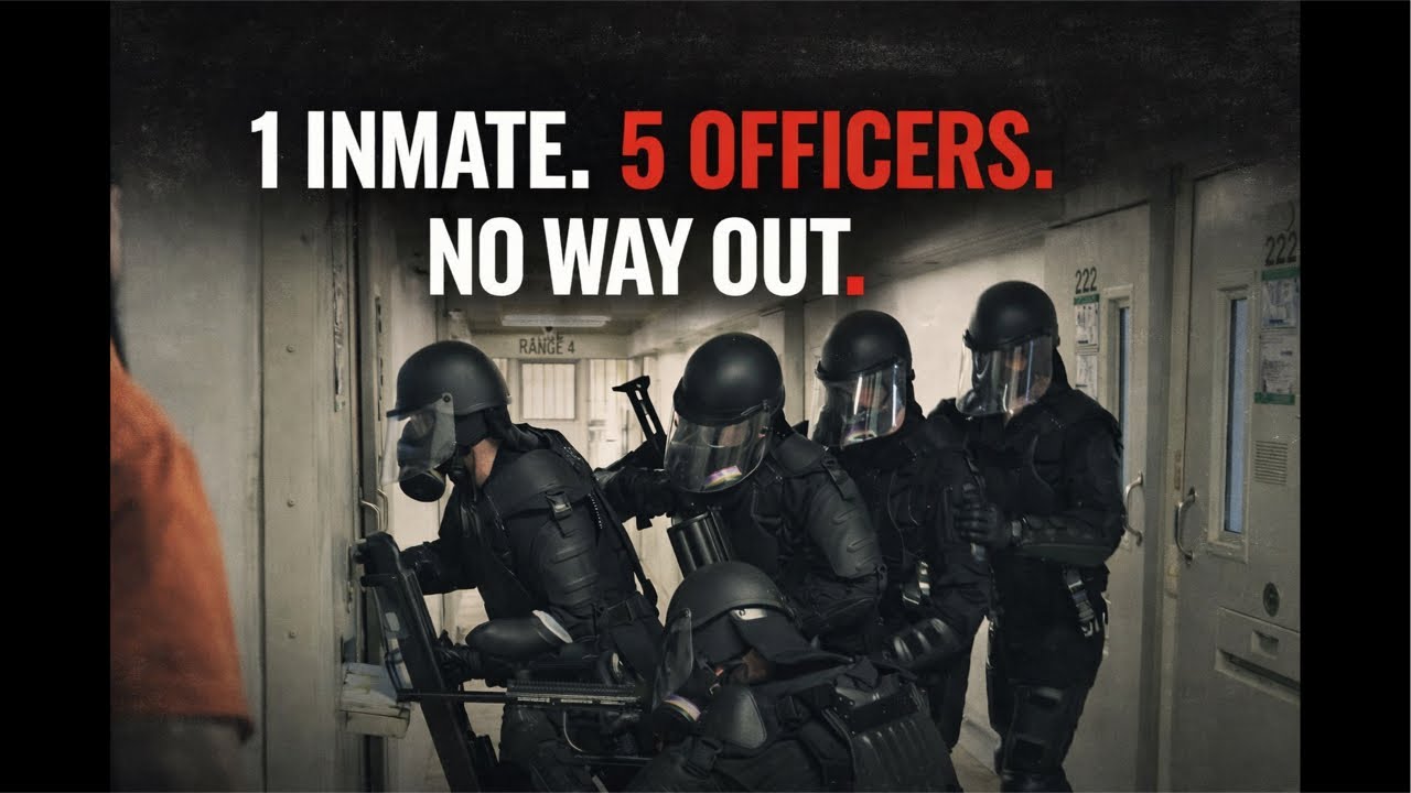 1 prisoner 5 officers no way out war time !