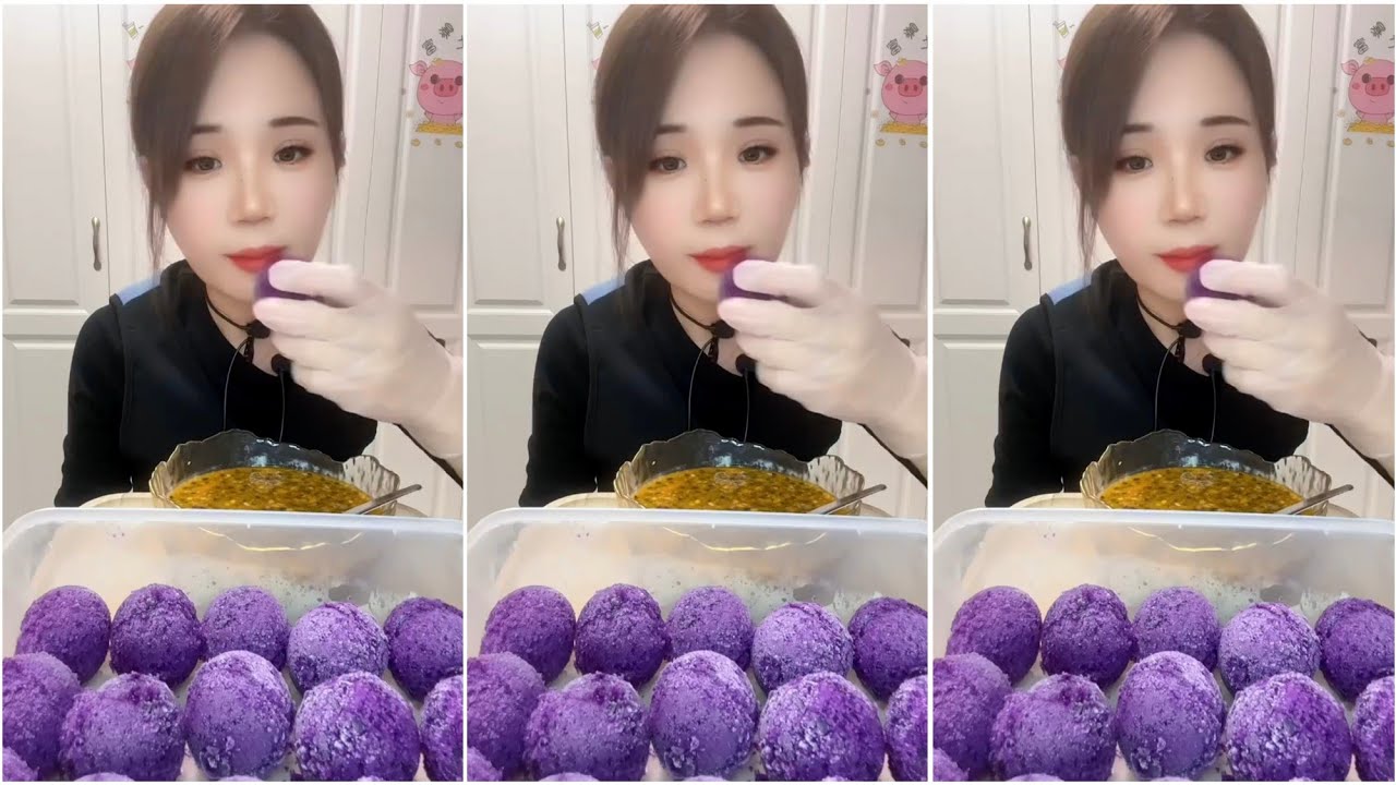 ASMR ICE EATING with PASSION FRUIT | RELAX VIDEO