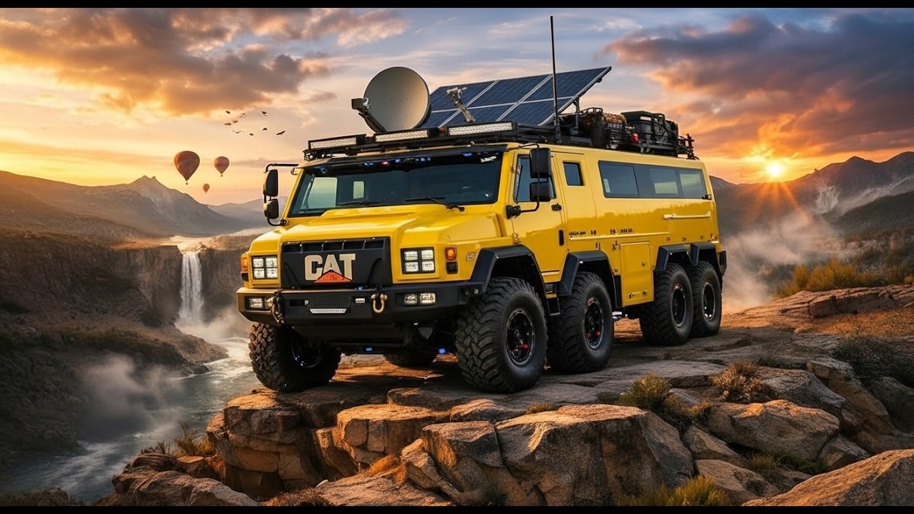 This $1 Million Caterpillar 8x8 RV Goes Where No Motorhome Has Gone Before