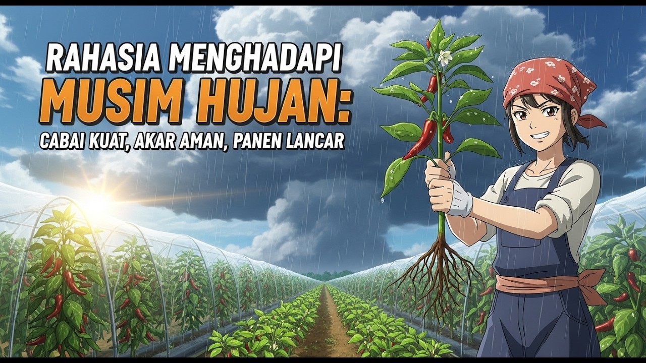 Rahasia Menghadapi Musim Hujan: Cabai Kuat, Akar Aman, Panen Lancar