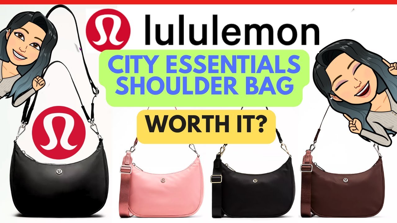❤️LULULEMON CITY ESSENTIALS SHOULDER BAG REVIEW- LULULEMON BAG REVIEW #lululemon #lululemonhaul
