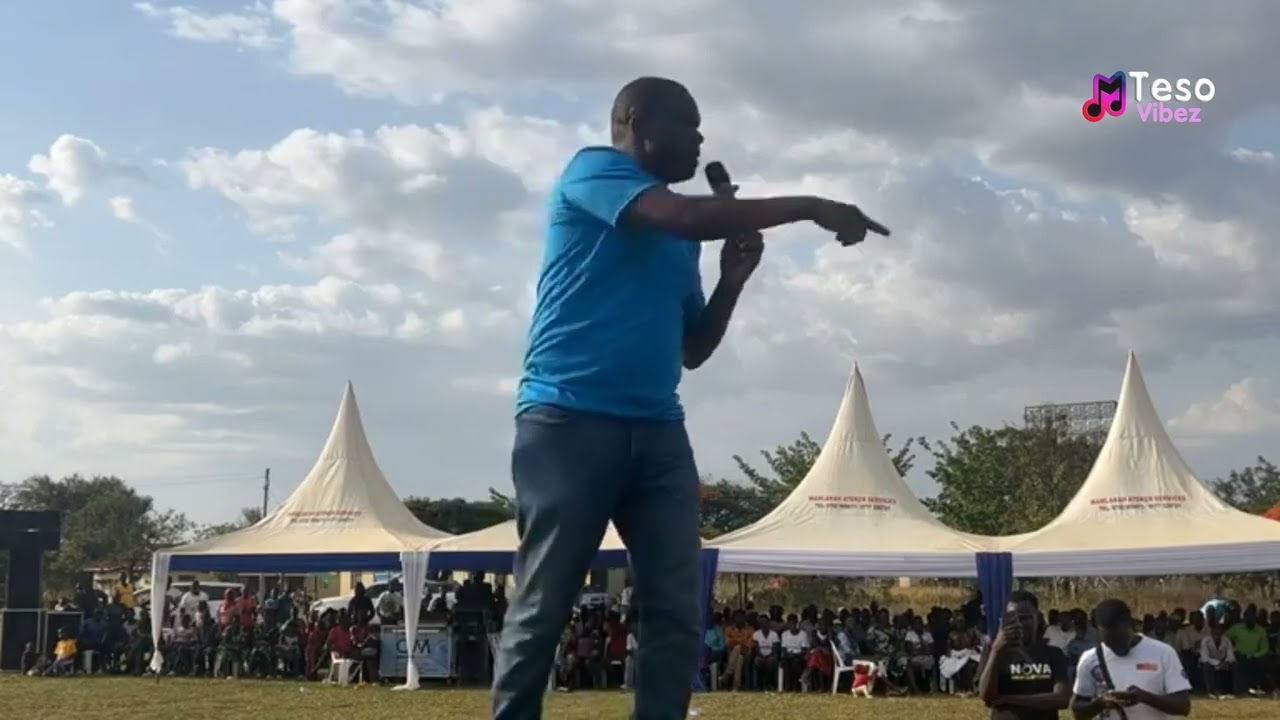 FDC point man Jonathan Ebwalu destroys NRM during Nyero Rally