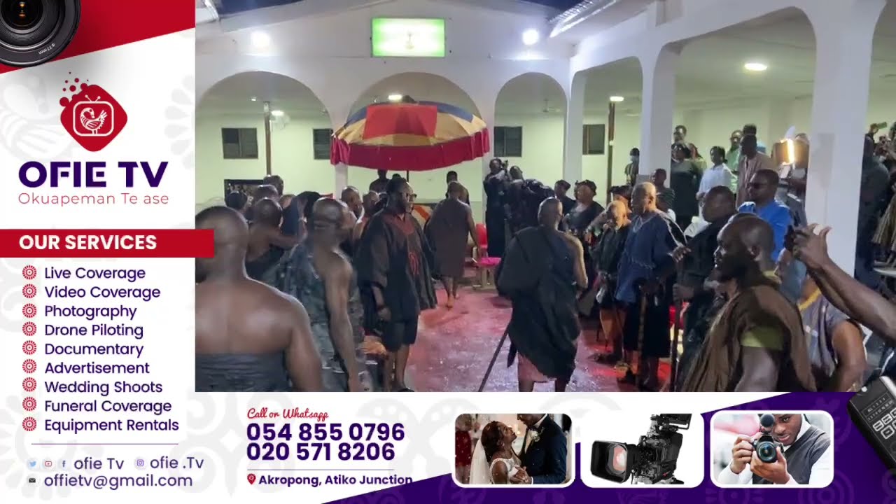 AKUAPEM ODWIRA FESTIVAL DAY 2 - USHERING IN THE ODWIRA FROM THE ANCESTRAL VILLAGE (AMAMPROBI)