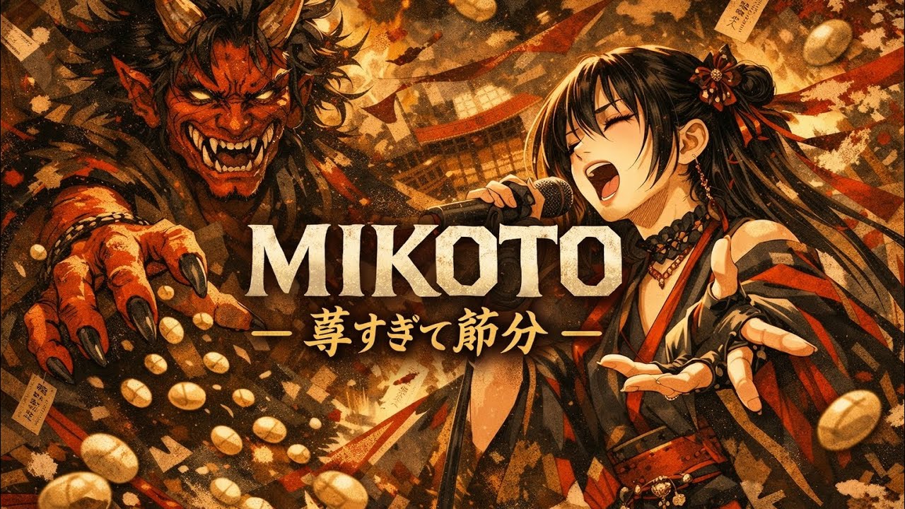 「MIKOTO — 尊すぎて節分 —」オリジナルソング🎶 Full #IRIAM  #イリアム #オリジナル曲 #和風ROCK #節分 #やどかり69