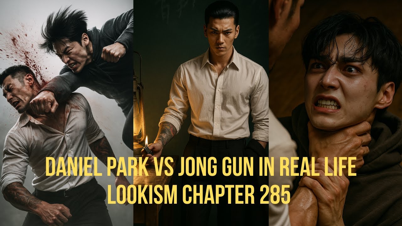 Daniel Park vs Jong Gun in Real Life | Lookism Chapter 285 Ultra-Realistic Fight | EpicMorphs AI
