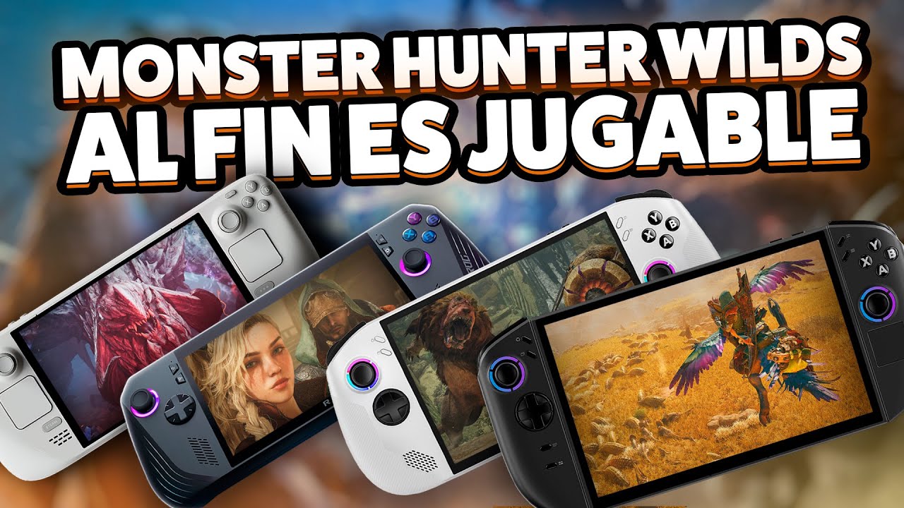 Monster Hunter Wilds YA ES JUGABLE en Handheld PC! 🙌 Steam Deck, Legion Go y ROG Ally