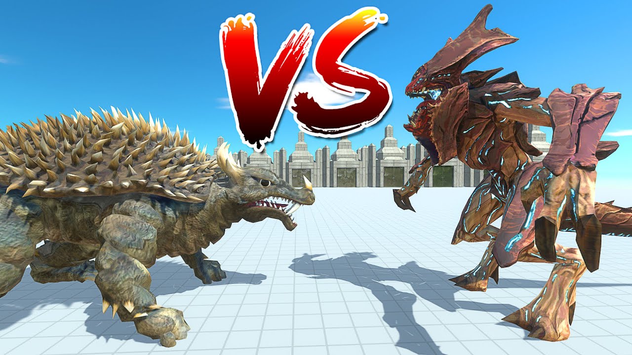 MONSTER BATTLE #26 | ANGUIRUS vs RAIJIN - Animal Revolt Battle Simulator