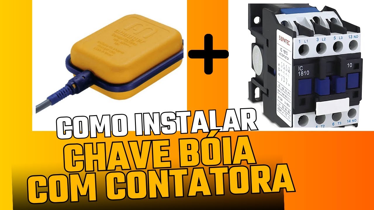 Como Instalar Chave B&oacute;ia em Motobomba com Contatora | Passo a Passo Completo