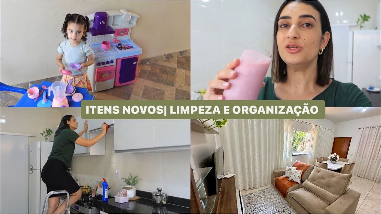 Itens novos para decorar| Ficou lindo| faxinei a sala| vitamina de morango e mais | LAÍS VELOSO