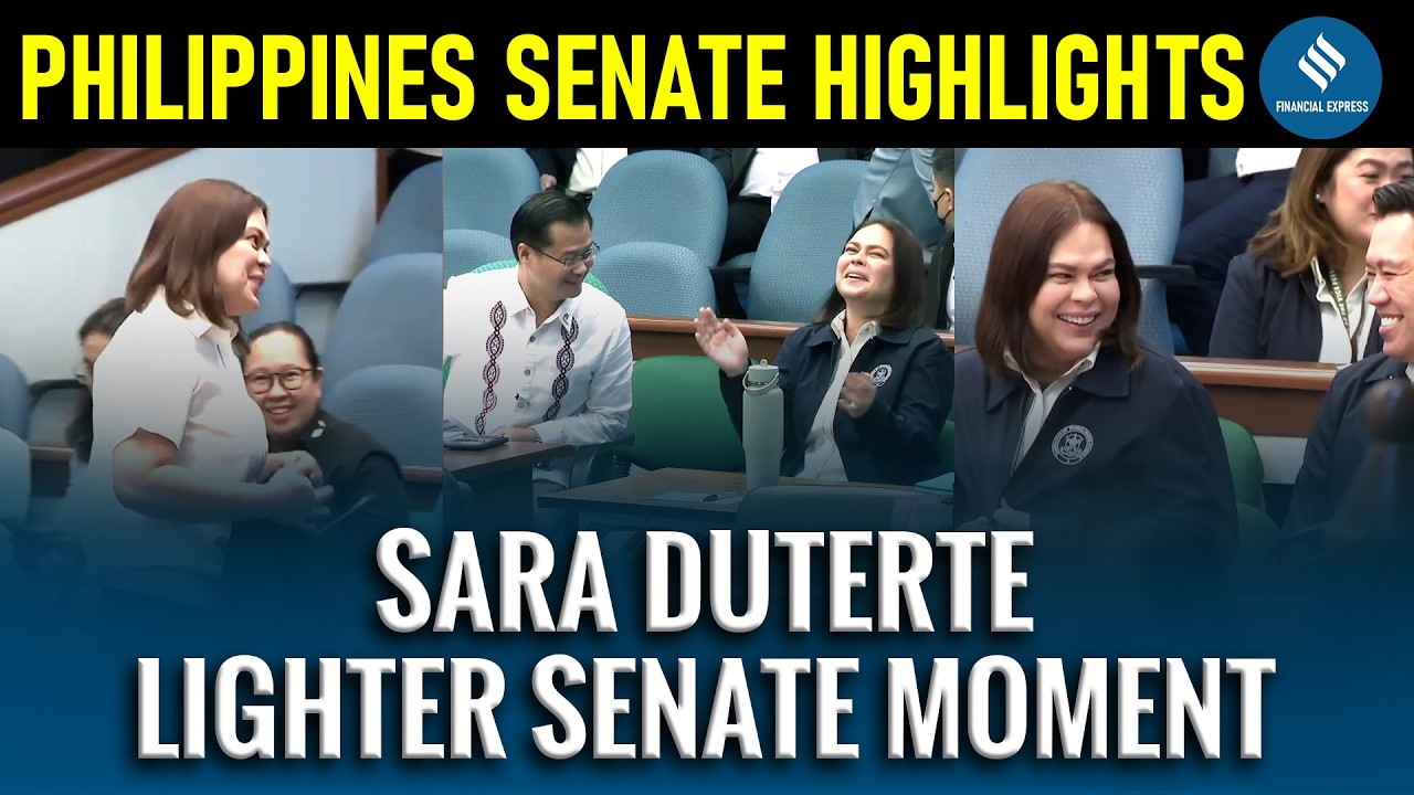 Sara Duterte’s Lighter Moment in Senate | Rare Funny Exchange | Philippines Senate Highlights
