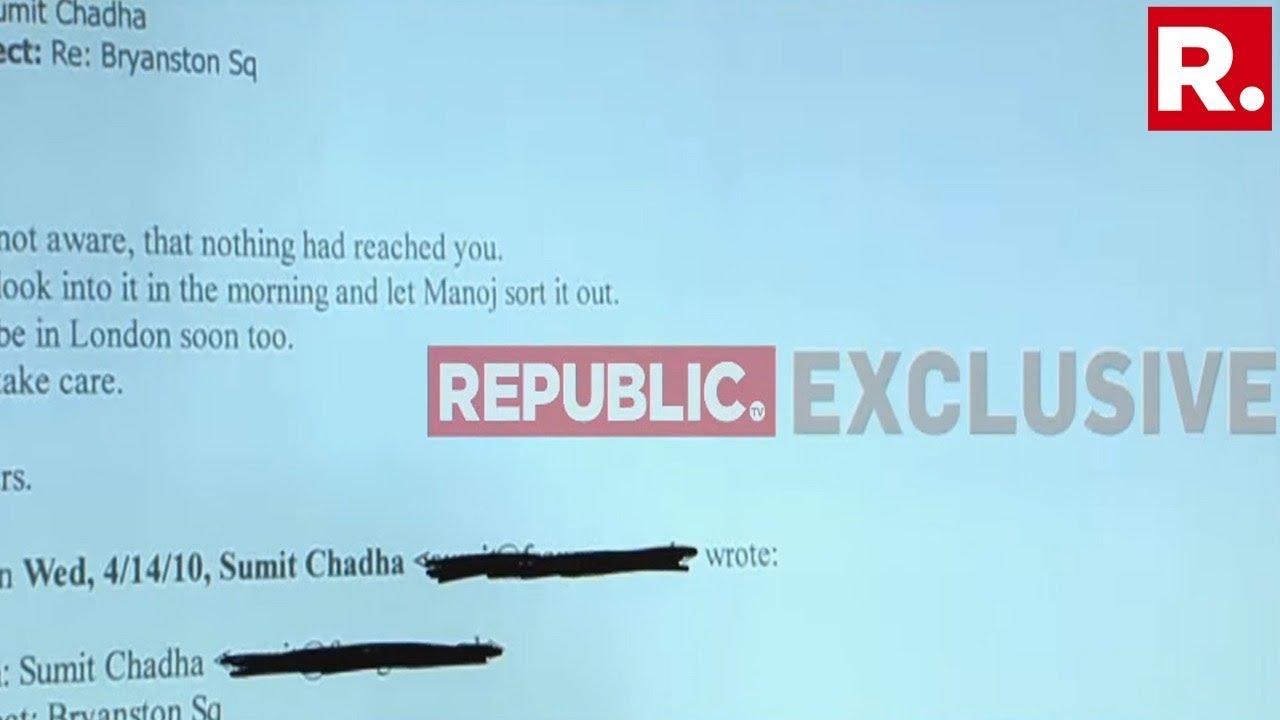 Robert Vadra Confronted With Arms Dealer Mail Trail Papers Accessed By Republic TV In September 2018