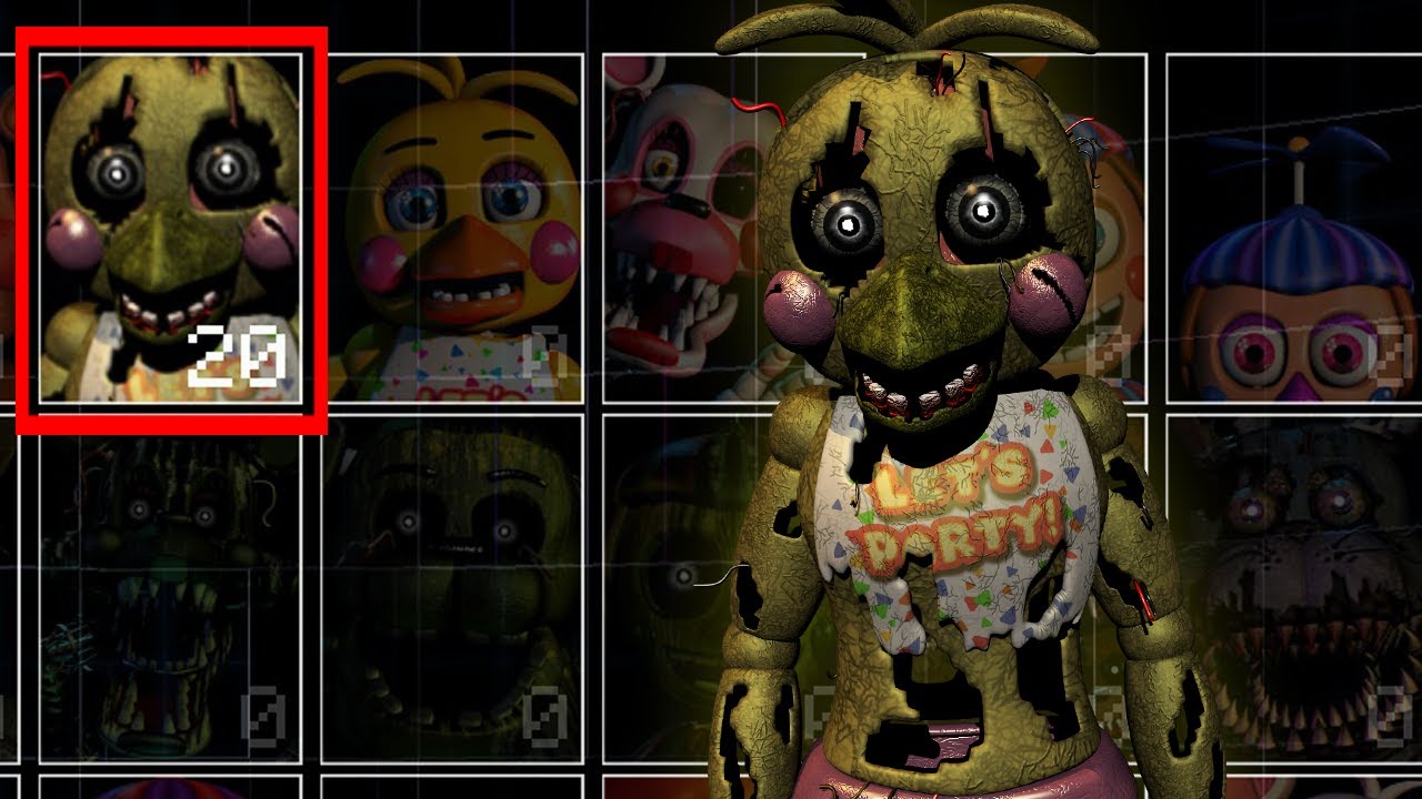 Toy Chica в стиле Springtrap! Toy Chicatrap! (UCN Мод)