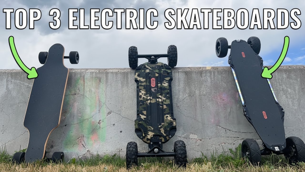 Top 3 Electric Skateboards You Should Buy in 2026