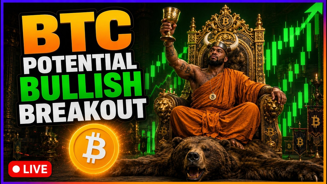 Bitcoin Potential Bullish Breakout! Live Trading & TA