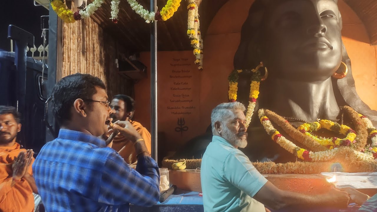 Offered Flute Music to Adiyogi near my home 