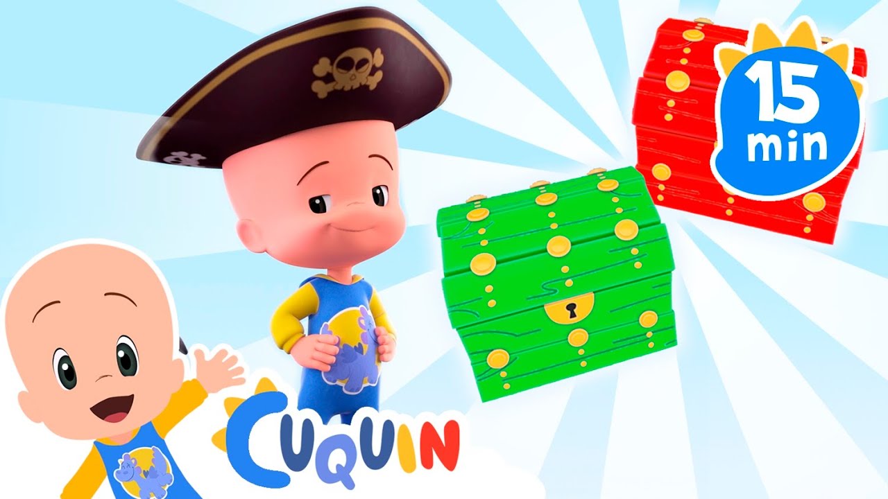 Cofres en el barco pirata de Cuquín | Aprende con Cuquín