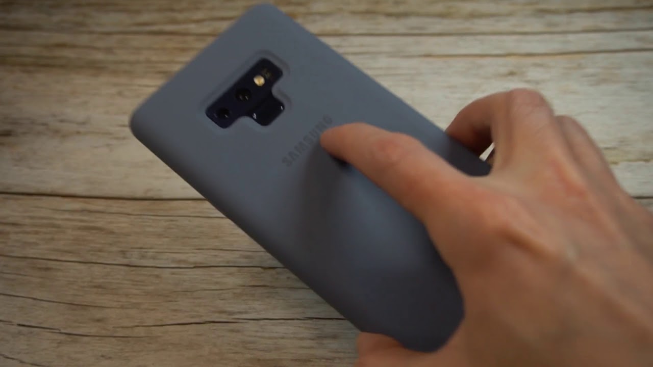 Official Samsung Silicone Case Blue For Note 9 Unboxing and Review