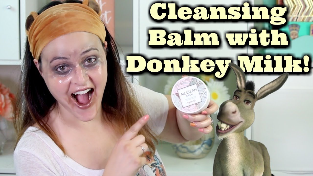 Using DONKEY MILK to Remove Makeup??? Heimish All Clean Balm | What the ***K?