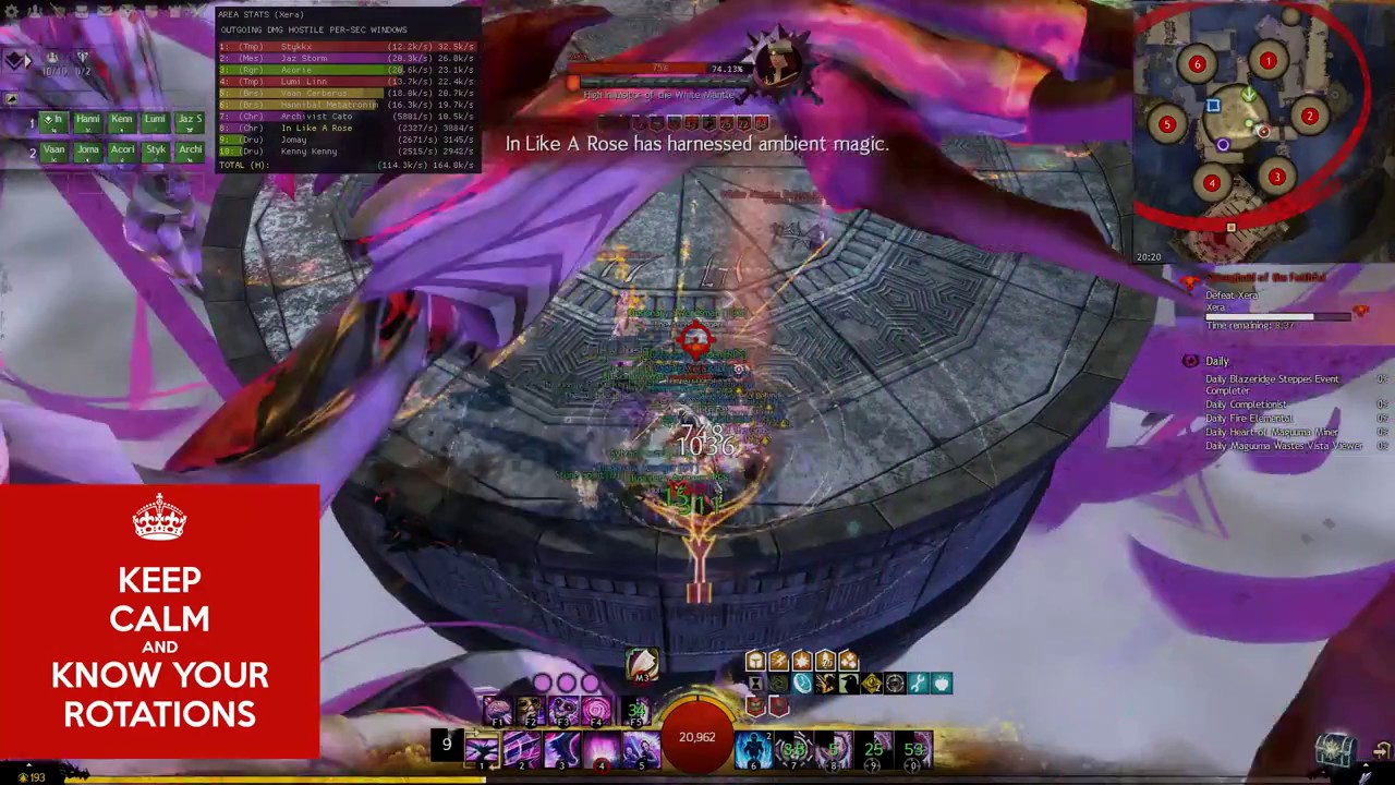 Xera (pug friendly strategy) Mesmer PoV Chronotank
