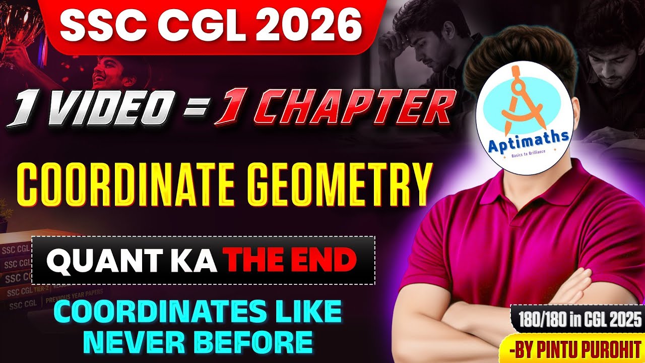 🚀Complete Coordinate Geometry 🔥| One Shot Revision 🔥 | SSC CGL 2026 | SSC CHSL 2026