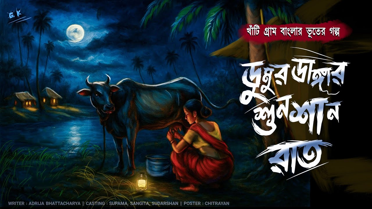 ডুমুরডাঙ্গার শুনশান রাত [ খাঁটি গ্রাম বাংলার ভূতের গল্প ] adrija Bhattacharjee 