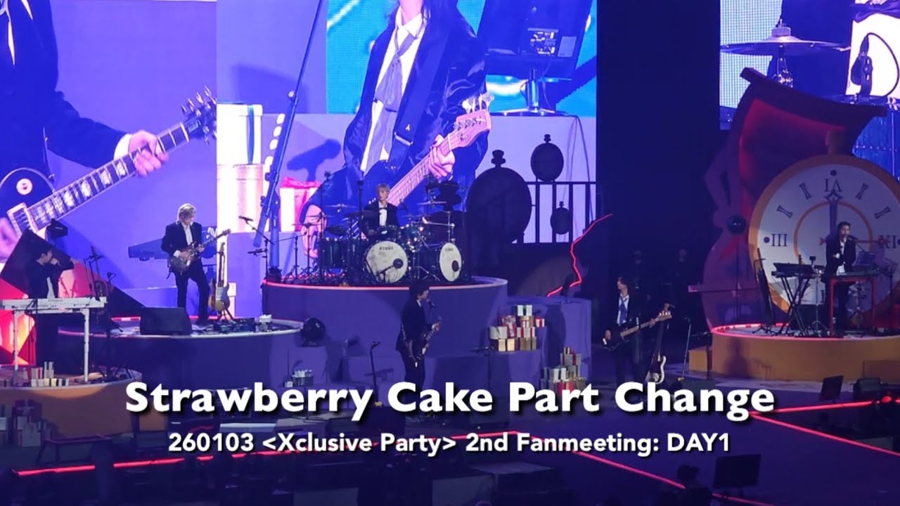 260103 Strawberry Cake 악기&파트 체인지 - Xdinary Heroes FULL (Xclusive Party DAY1)