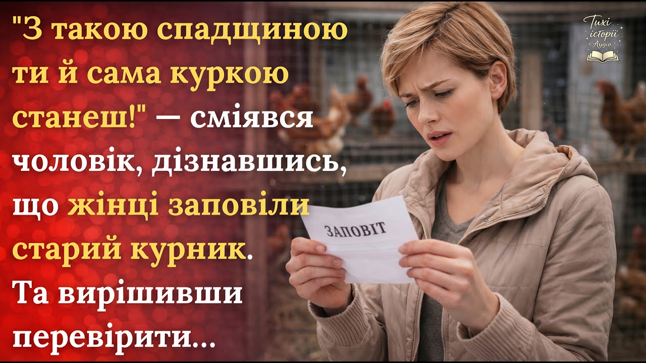Чоловік глузував зі спадку, але старий курник приховував таємницю для Валі...