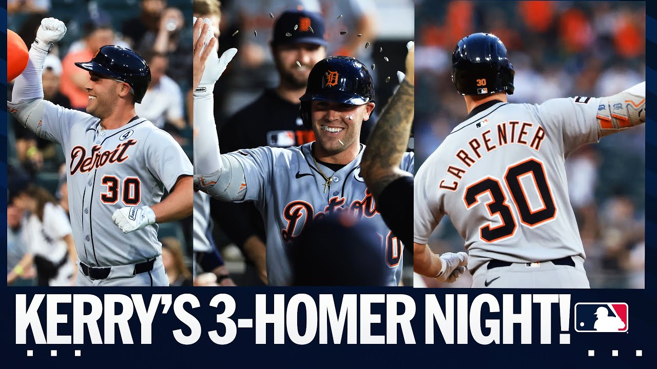 Kerry Carpenter slugs THREE home runs! 😳