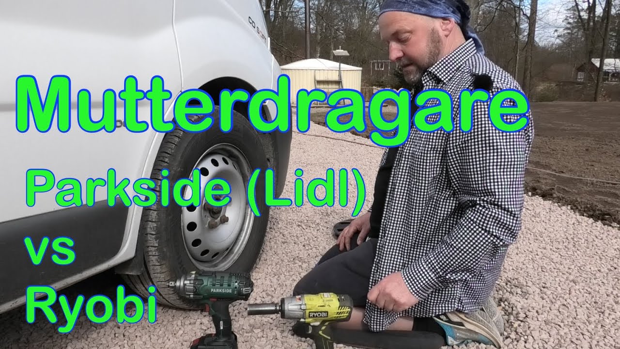Testar mutterdragare från LIDL vs RYOBI, är den värt priset.