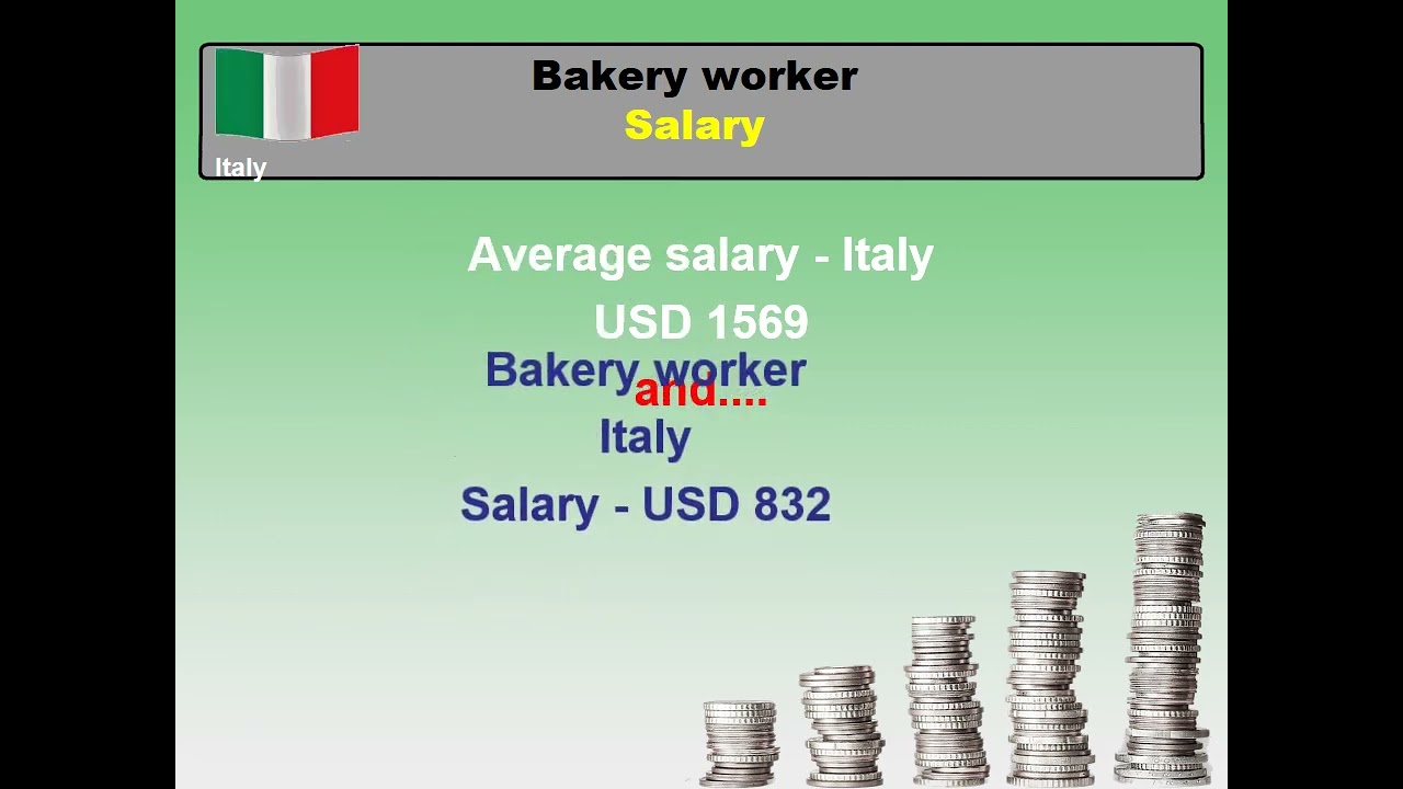 Bakery worker in Italy - Job and Salary