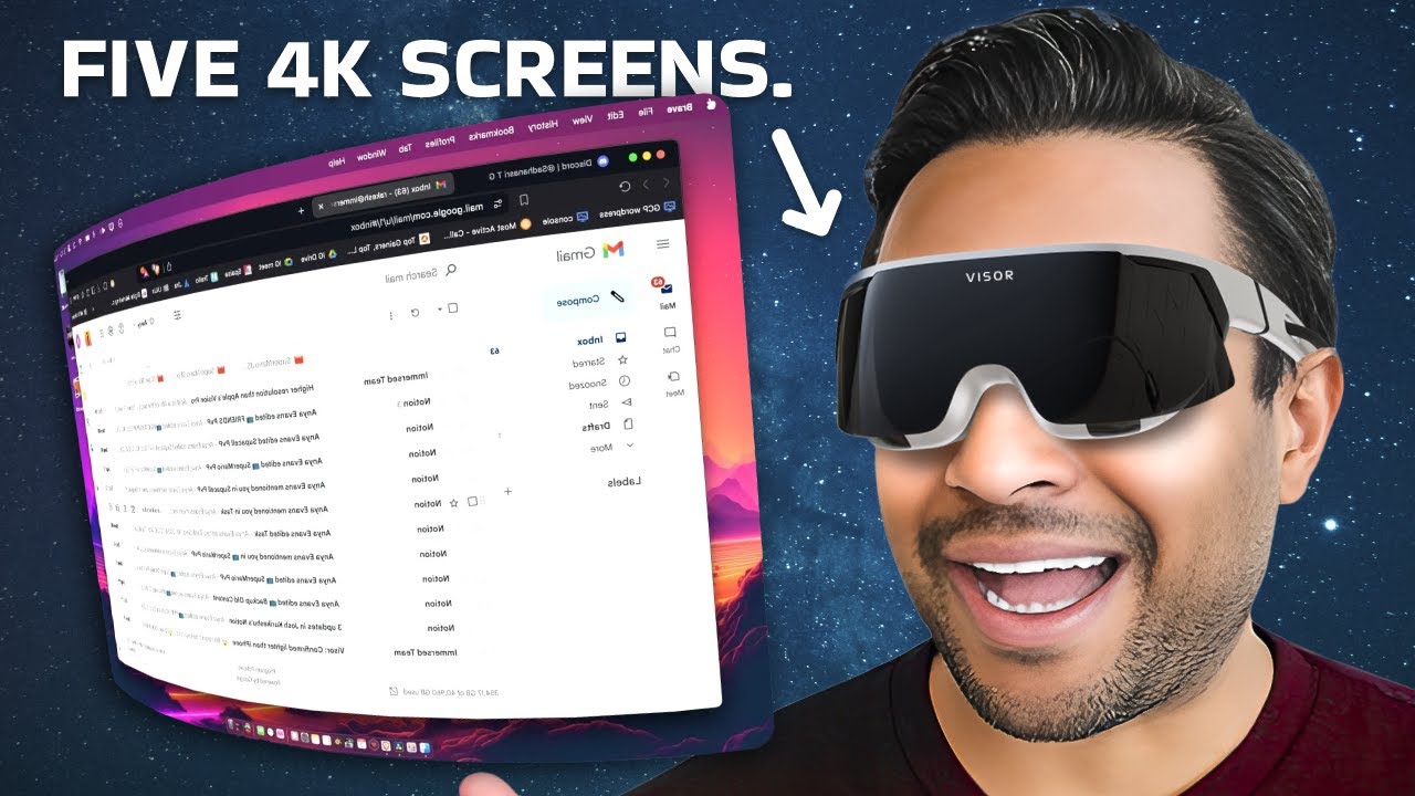 Pierwszy przewodnik po Visor | Najlżejszy na świecie zestaw słuchawkowy 4K na oko