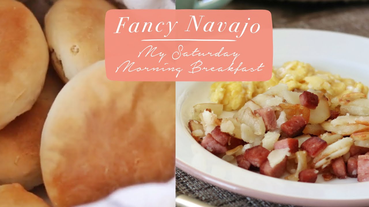 Fancy Navajo Breakfast - Making Homemade Biscuits with Potatoes and Spam