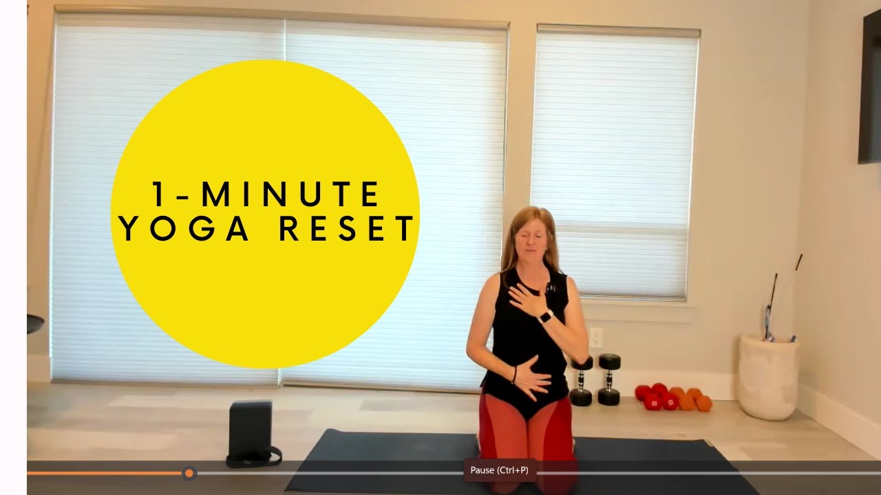 Too Busy for Yoga? Try This 1-Minute Reset for Calm & Energy